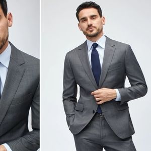 Size 38 short binobos blazer in grey